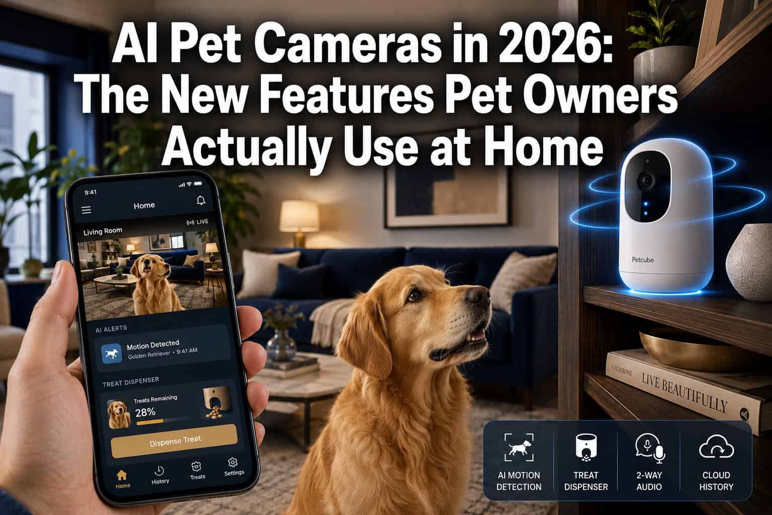 AI Pet Cameras in 2026: The New Features Pet Owners Actually Use at Home