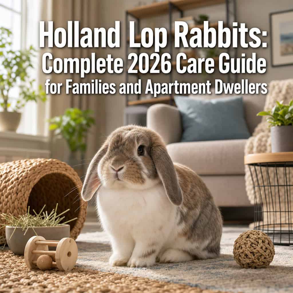 Holland Lop Rabbits: Complete 2026 Care Guide for Families and Apartment Dwellers