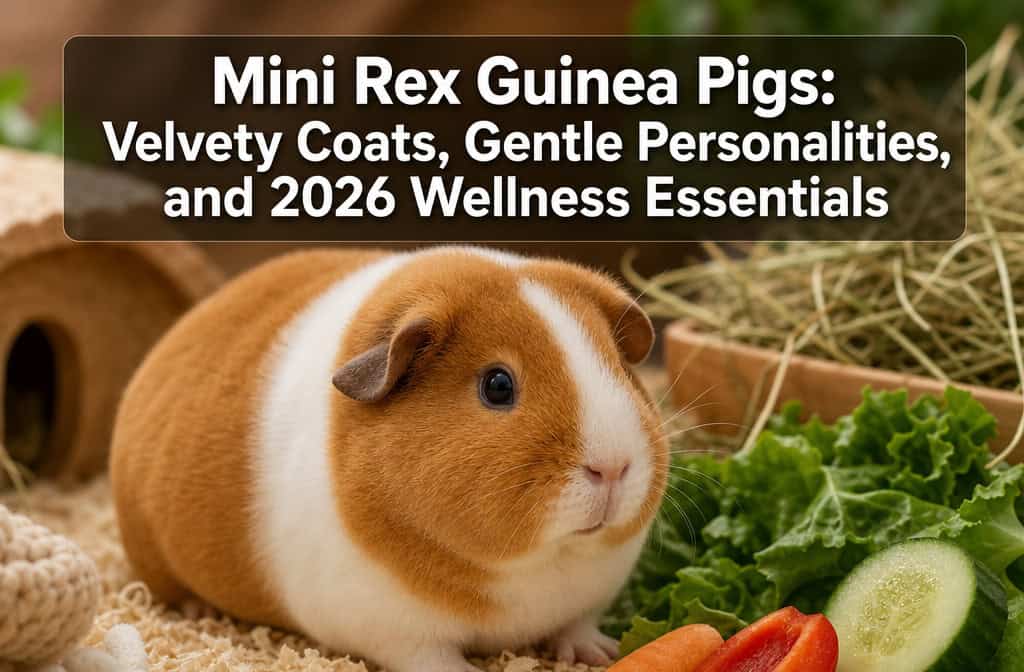 Mini Rex Guinea Pigs: Velvety Coats, Gentle Personalities, and 2026 Wellness Essentials