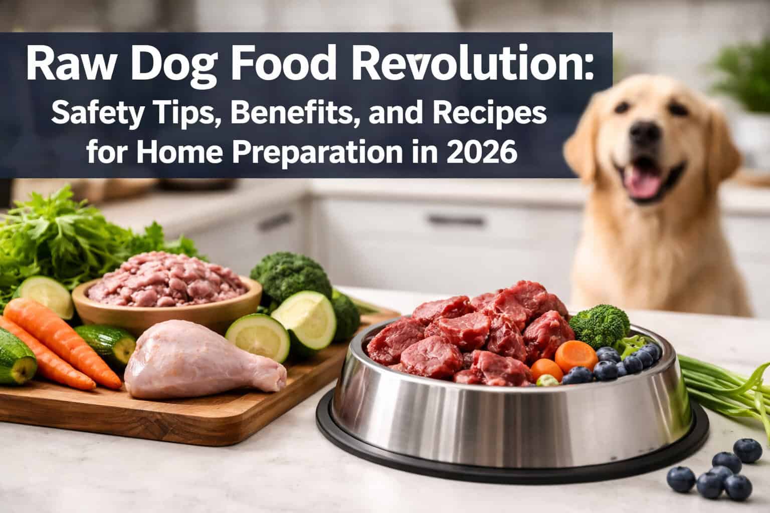 Raw Dog Food Revolution: Safety Tips, Benefits, and Recipes for Home Preparation in 2026