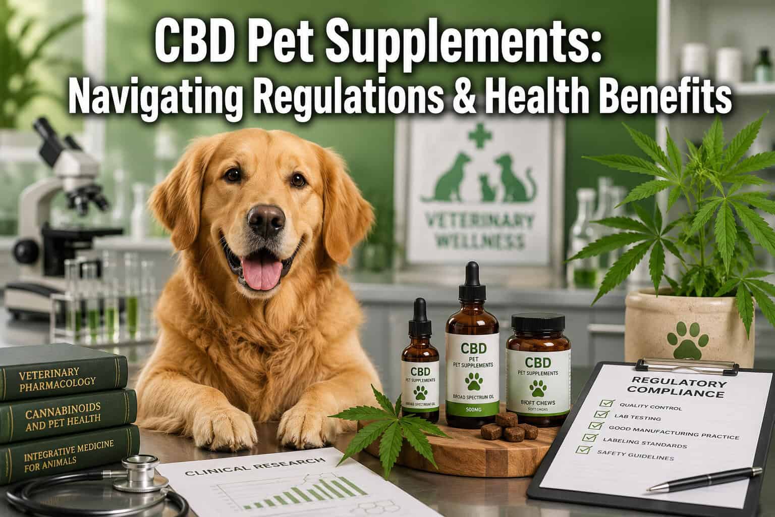 CBD and Hemp-Based Pet Supplements: Navigating Regulatory Gray Areas and Health Benefits for Joint and Anxiety Relief