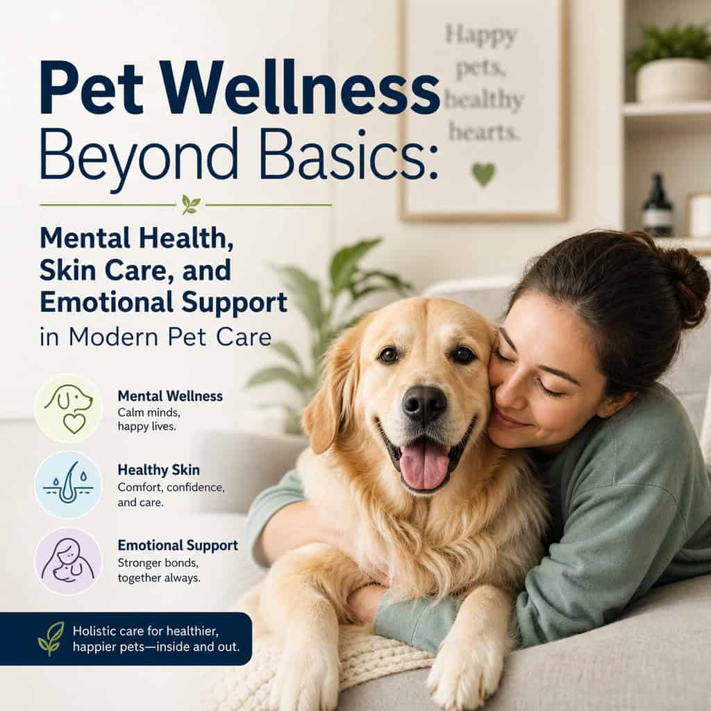 Pet Wellness Beyond Basics: Mental Health, Skin Care, and Emotional Support in Modern Pet Care