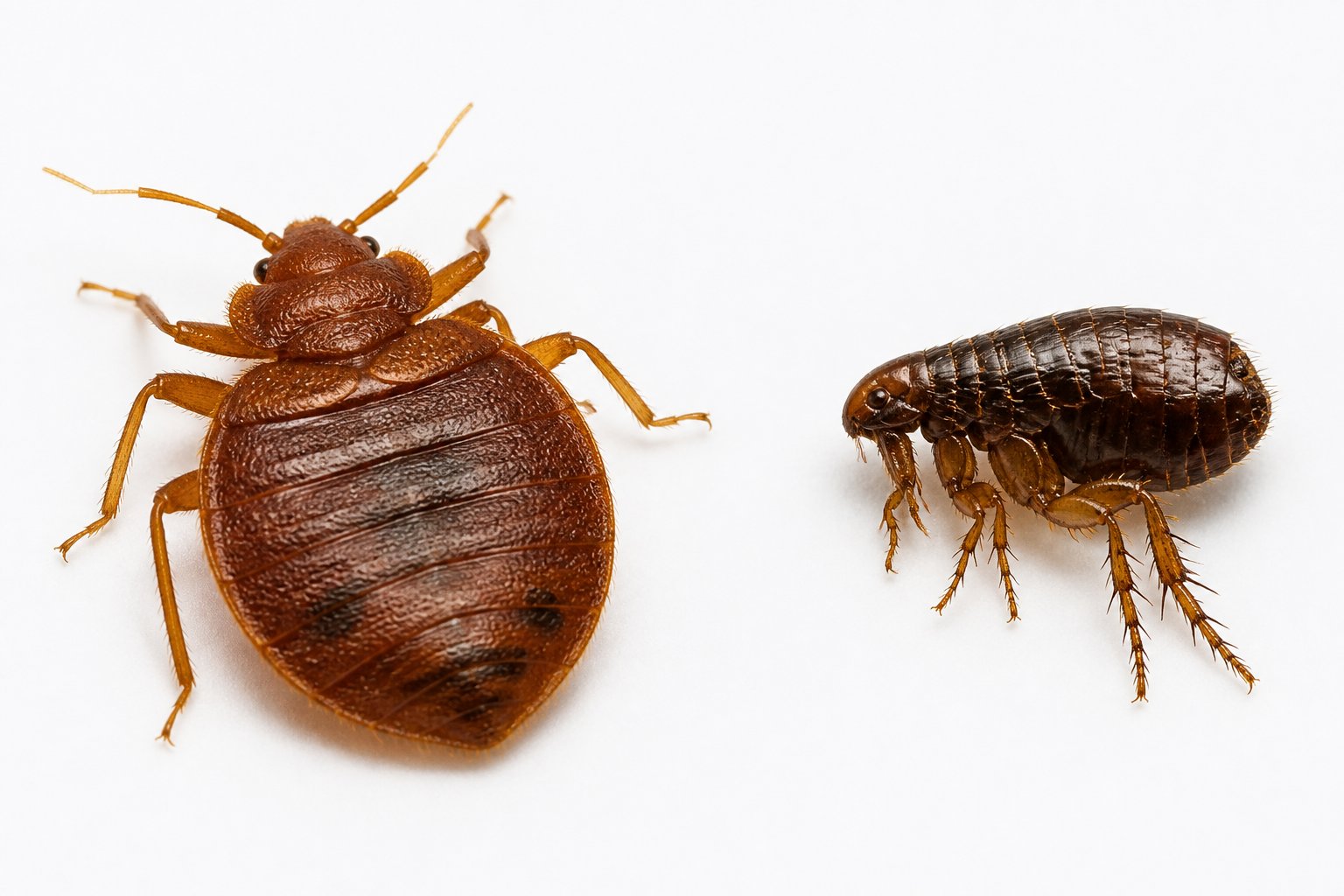 Bed Bugs Versus Fleas: How To Tell Them Apart Bed Bugs Versus Fleas: How To Tell Them Apart